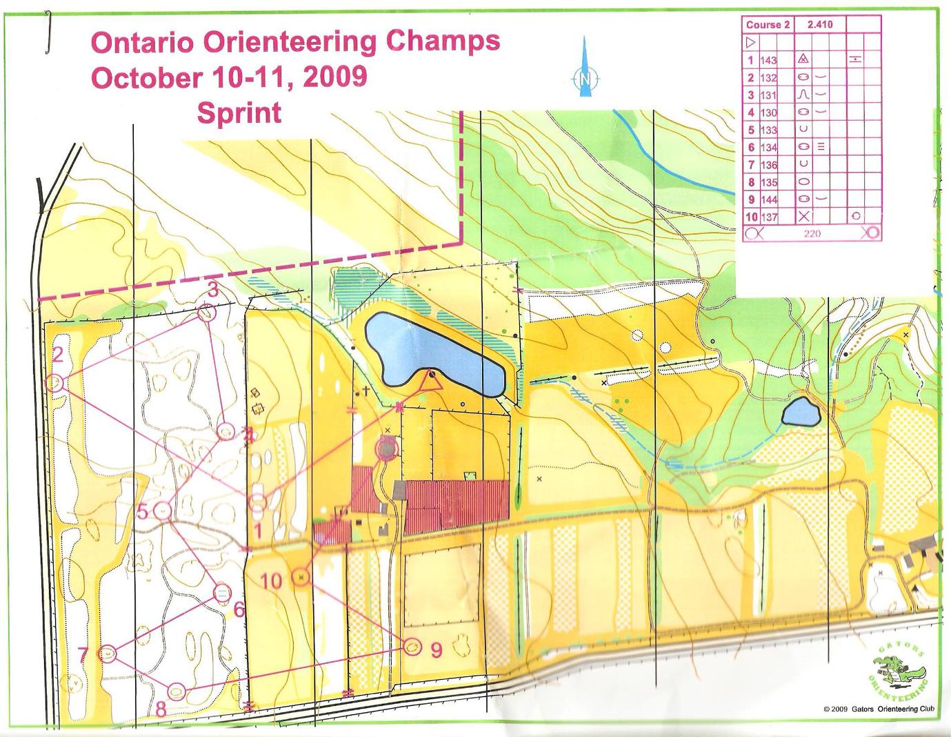 Ontario Orienteering Champs (2009-10-10)